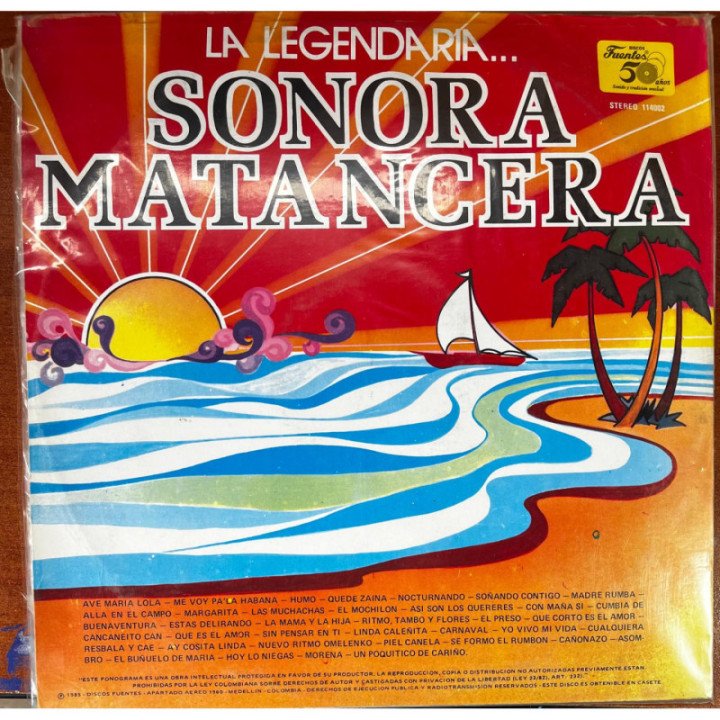 La Sonora Matancera - La Legendaria...- Colombia ( 3 VINILOS ) reverso