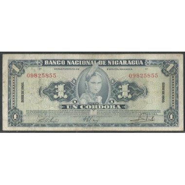 Nicaragua, 1 Cordoba 1960 P99c