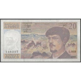 Francia 20 Francs 1991 P151e