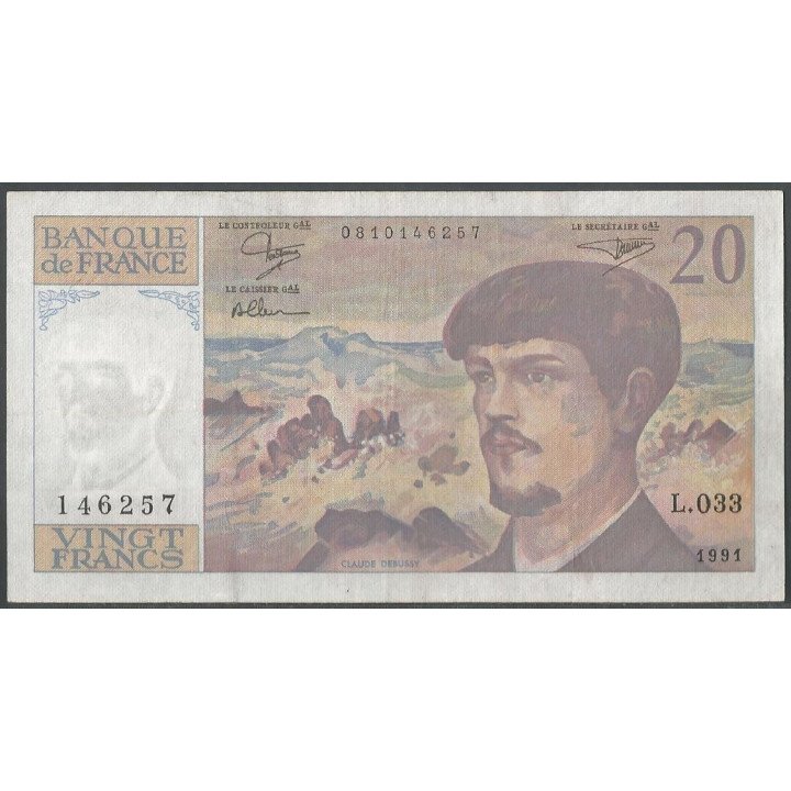 Francia 20 Francs 1991 P151e