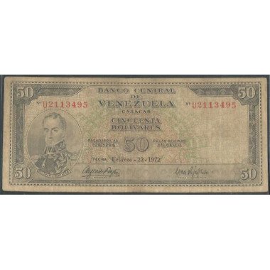Venezuela, 50 Bolivares 22...