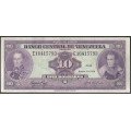 Venezuela, 10 Bolivares 29 Ene 1974 E 8 Dig P51d