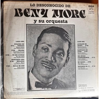 Benny More  - Lo Desconocido de Beny More