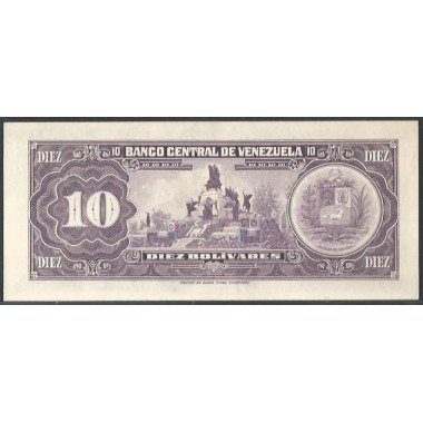 Venezuela, 10 Bolivares 27 Ene 1976 P 8 Dig P51e