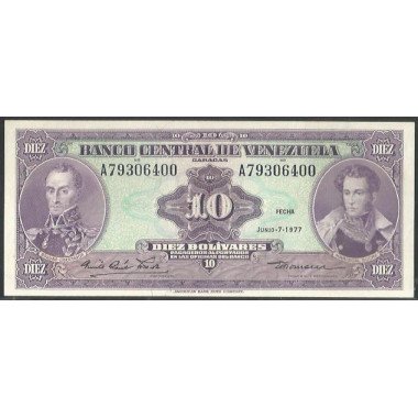 Venezuela, 10 Bolivares 7...