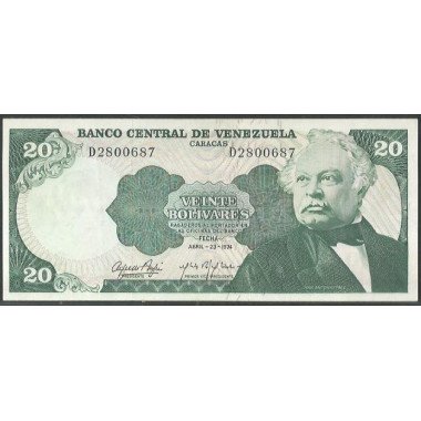 Venezuela, 20 Bolivares 23...