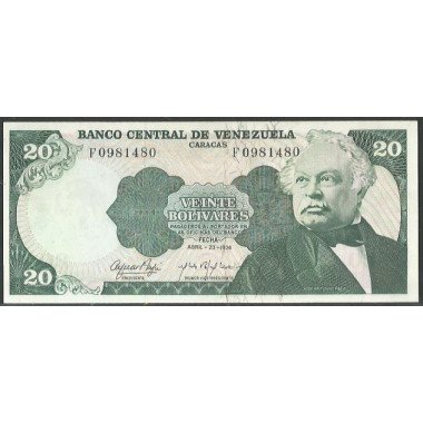 Venezuela, 20 Bolivares 23...