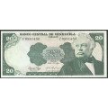 Venezuela, 20 Bolivares 23 Abr 1974 F 7 Dig P53a