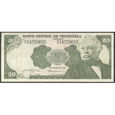 Venezuela, 20 Bolivares 18...