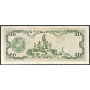 Venezuela, 20 Bolivares 18 Sep 1979 C 8 Dig P53c
