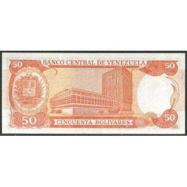 Venezuela, 50 Bolivares 7 Jun 1977 H 7 Dig P54d
