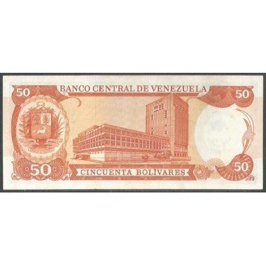 Venezuela, 50 Bolivares 3 Nov 1988 T 8 Dig P65b