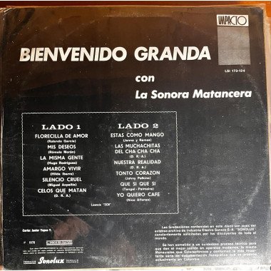 Bienvenido Granada - con La Sonora Matancera