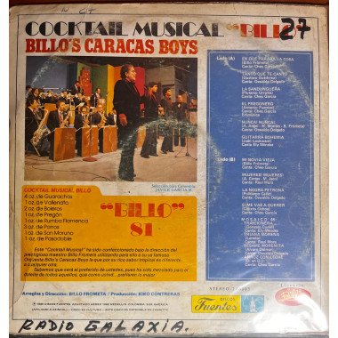 Billo's Carcas Boys - Cocktail Musical Billo '81