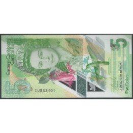 Estados del Caribe Oriental 5 Dollars ND2021 P56