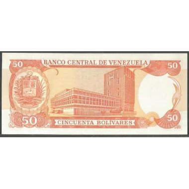 Venezuela, 50 Bolivares 5 Jun 1995 Q 8 Dig P65e