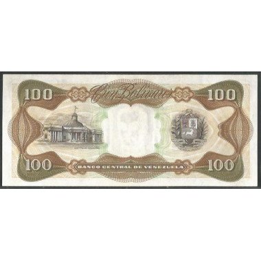 Venezuela, 100 Bolivares 18 Sep 1979 E 8 Dig P55f