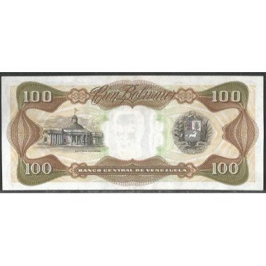 Venezuela, 100 Bolivares 1 Sep 1981 N 8 Dig P55g