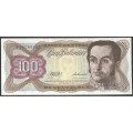 Venezuela, 100 Bolivares 1 Sep 1981 R 8 Dig P55g