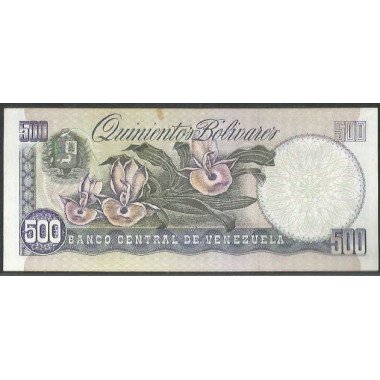 Venezuela, 500 Bolivares 5 Feb 1998 Q 8 Dig P67f