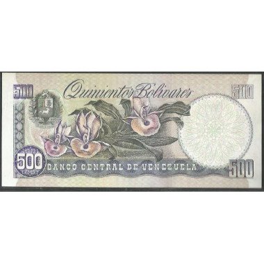 Venezuela, 500 Bolivares 5 Feb 1998 S 8 Dig P67f