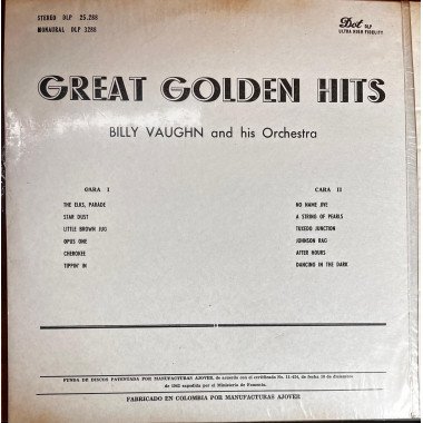 Billy Vaughn -  Great Golden Hits