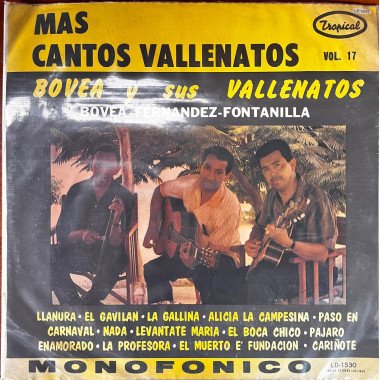 Bovea y Sus Vallenatos - Mas Cantos Vallenatos  Vol.17