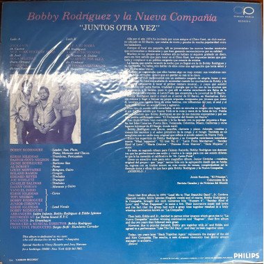 Bobby Rodriguez Y la Nueva Compañia - '' Juntos otra vez...''