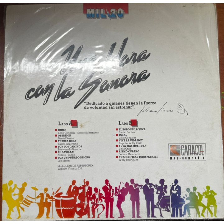 Sonora Matancera- Una Hora con La Sonora - Colombia reverso