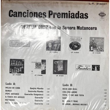 Celia Cruz - Canciones Premiadas de Celia Cruz