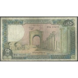 Libano 250 Livres 1983 P67b