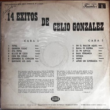 Celio Gonzales son acompañado por La Sonora Matancera - 14 Exitos
