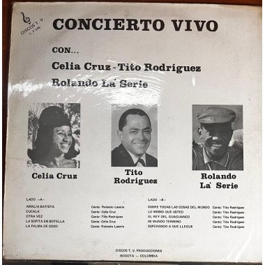 Celia Cruz con Tito Rodriguez - Concierto vivo