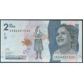 Billete de 2.000 Pesos 25 Oct 2022 Serie CE BGWNF2-