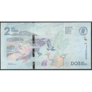 Billete de 2.000 Pesos 25 Oct 2022 Serie CE BGWNF2-