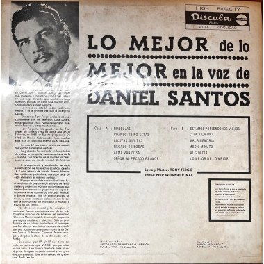 Daniel Santos - Lo Mejor de Lo Mejor