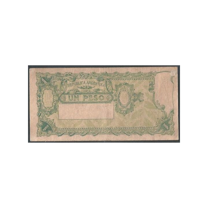 Argentina 1 Peso ND1935 Serie K P235 reverso