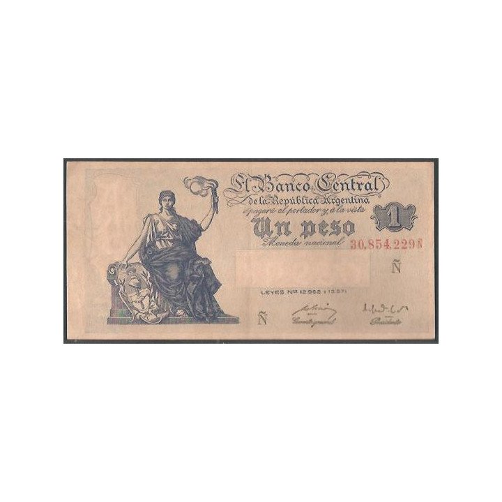 Argentina 1 Peso L1947 Serie Ñ P257