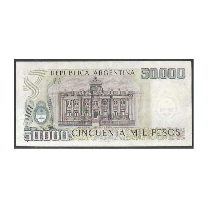 Argentina 50.000 Pesos ND1979-83 Serie A P307 reverso
