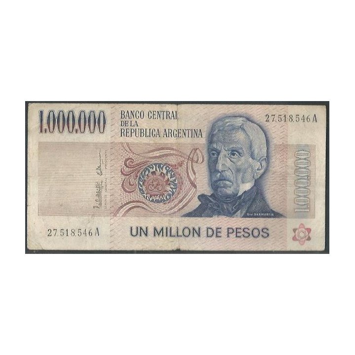 Argentina 1.000.000 Pesos ND1981-83 Serie A P310