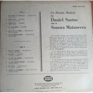 Daniel Santos - Un Brindis Musical