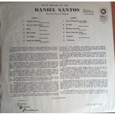 Daniel Santos - No me pregunten por Linda