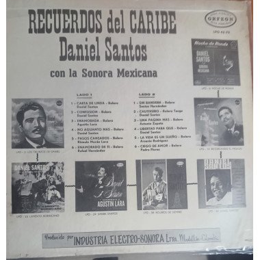 Daniel Santos - Recuerdos Del Caribe