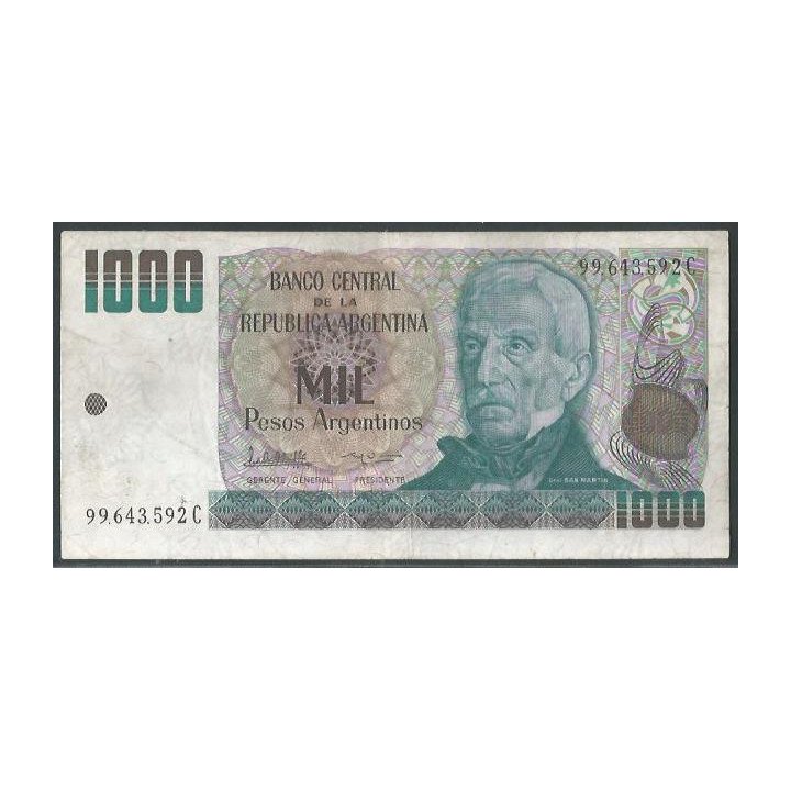 Argentina 1.000 Pesos Argentinos ND1983-5 Serie C P317b