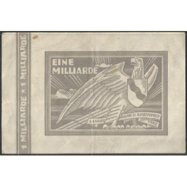 Alemania - Rhein, 1 Millardo Mark 15 Sep 1923