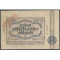 Alemania - Rhein, 1 Millardo Mark 1 Abr 1924