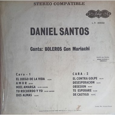 Daniel Santos - Canta Boleros con Mariachi
