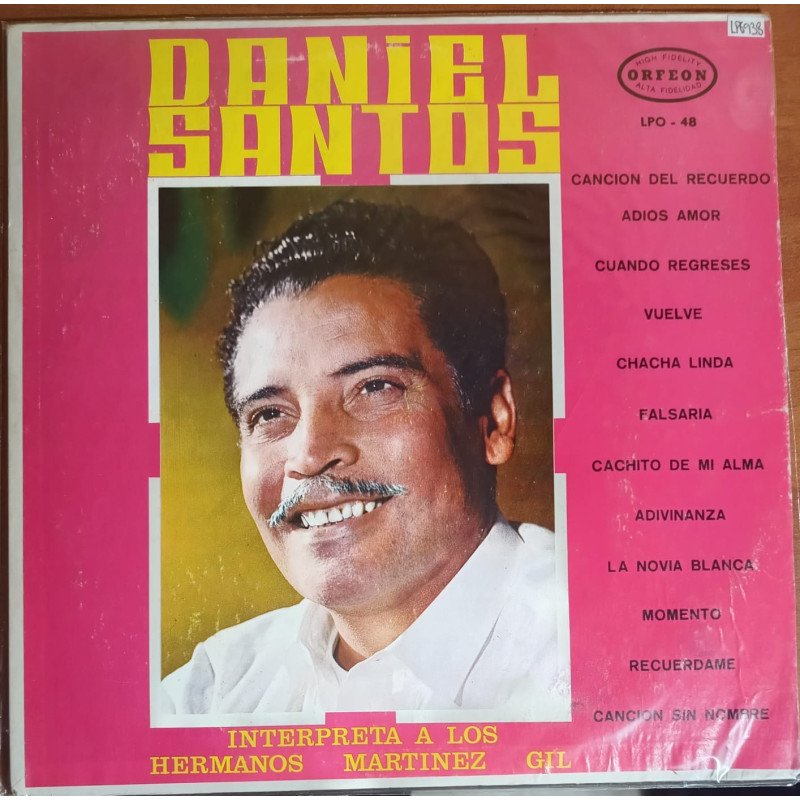 Daniel Santos - Interpreta A Los Hermanos Martinez Gil
