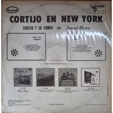 Cortijo Y Su Combo  & Ismael  Rivera  - Cortijo En New York