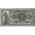 Mexico - Gobierno Constitucionalista, 5 Pesos D1915 Serie C Ps685a